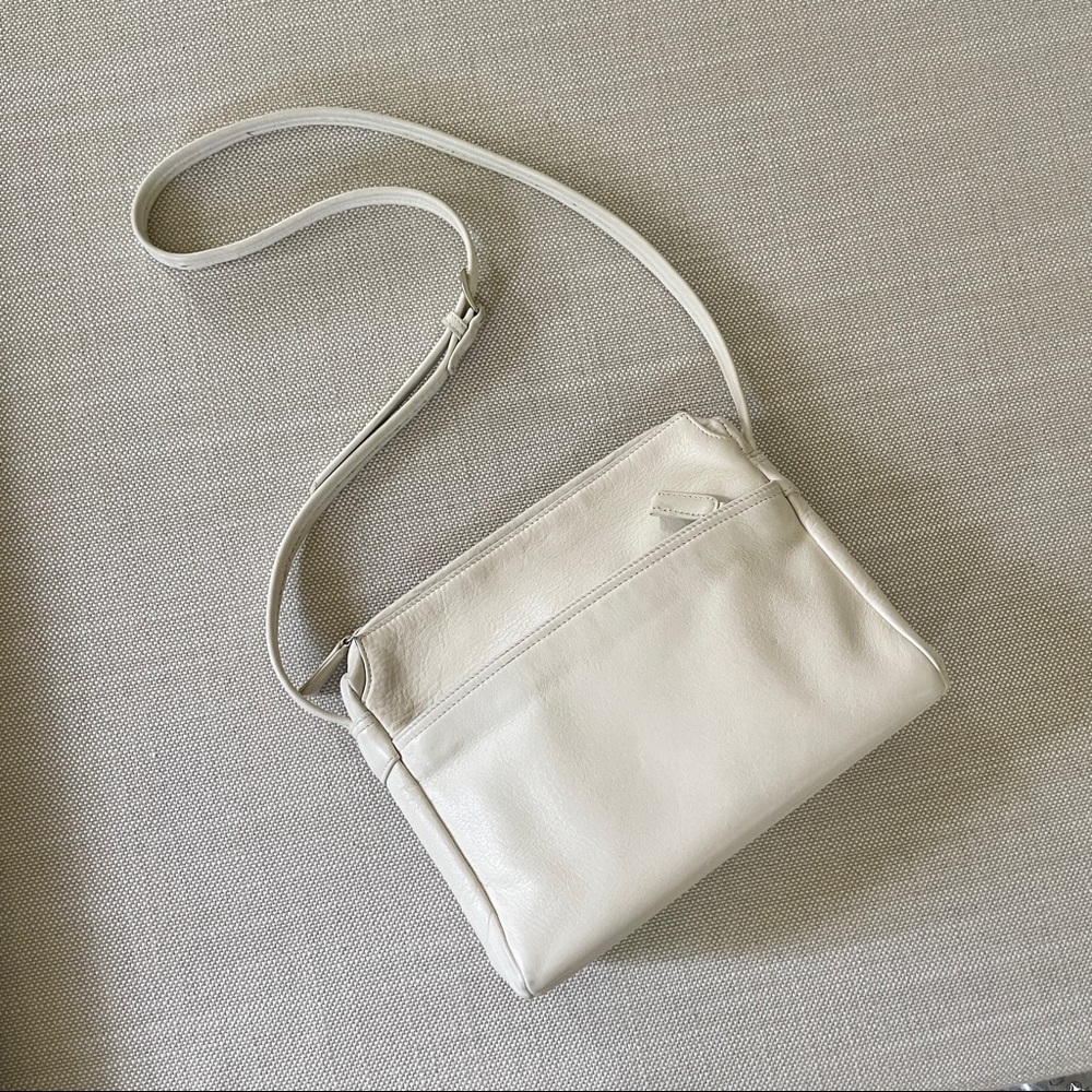 Tignanello White Leather Bag
